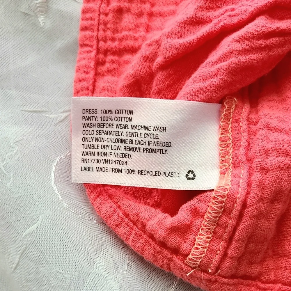 Cat & Jack Ombre Pink and Orange Sundress 12M